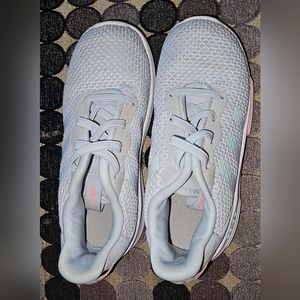 ADIDAS Girls White/Pinks Sneakers 10K